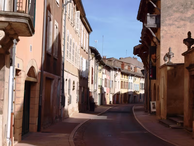 Dans les rues de Tournus