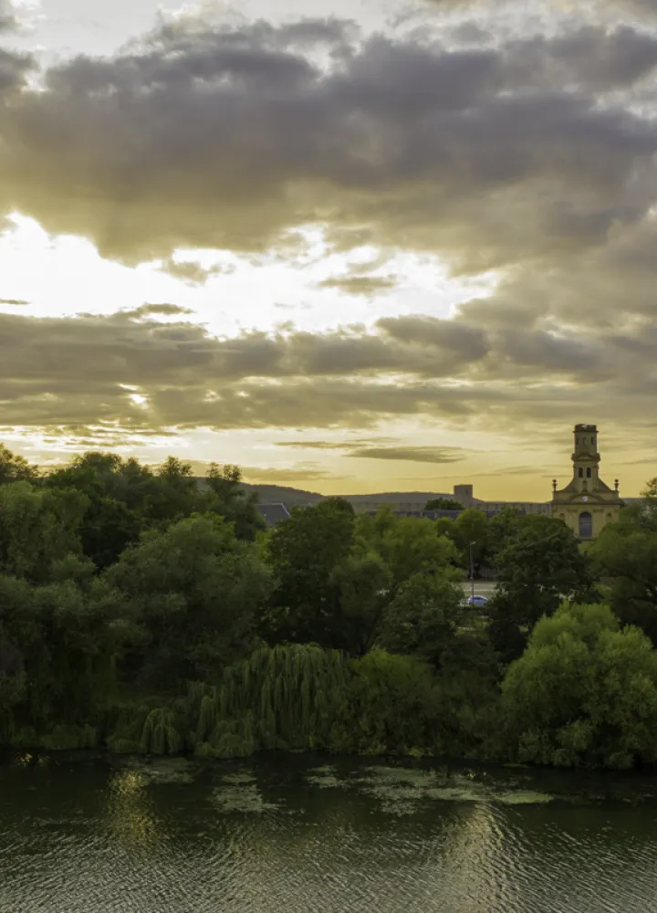 Coucher de soleil sur Metz