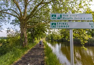 Transfert de vélo et de personnes sur La Voie Bleue